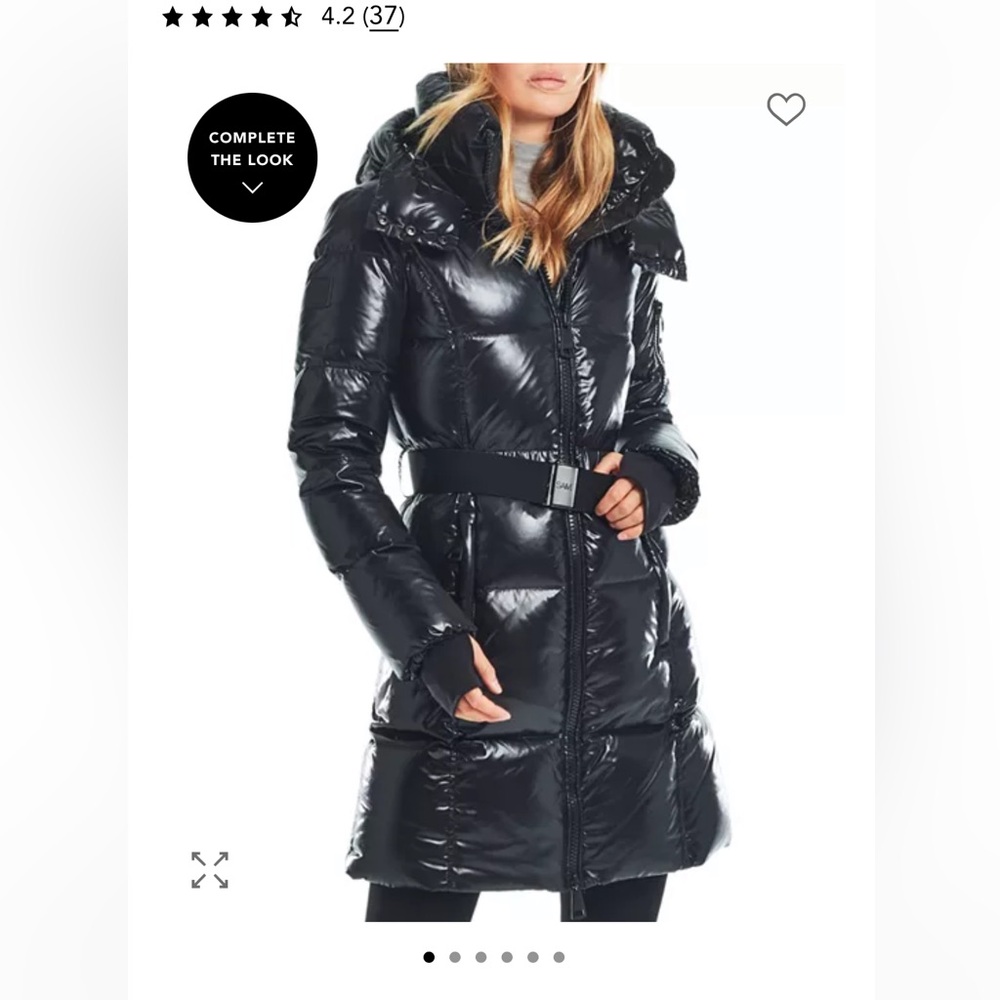 SAM Noho Belted Down Coat - Picture 2 of 12